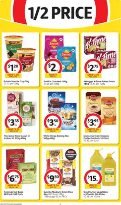 Preview of Coles catalogue  - valid from 04.03.2026 | Page: 3 | Products: Curry, Butter, Rice, Salt