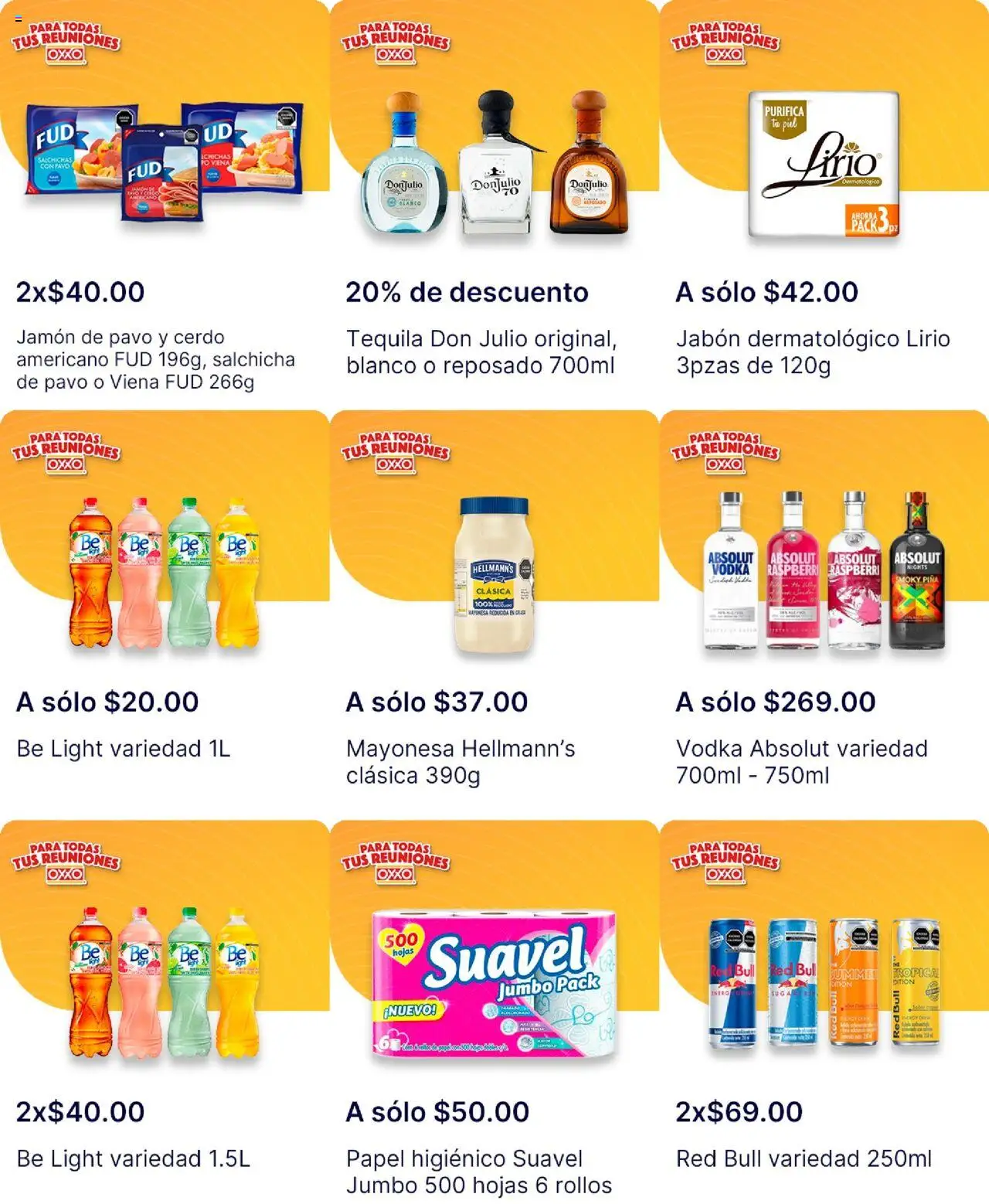 Nuevas ofertas de OXXO válidas en toda la República Mexicana desde el 21.08.2025. ¡Encuentra las mejores ofertas en OXXO - Folleto! | Página: 8 | Productos: Mayonesa, Salchicha, Jamón, Jabón