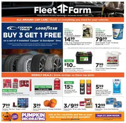Preview of Mills Fleet Farm weekly ads valid from 25.09.2025