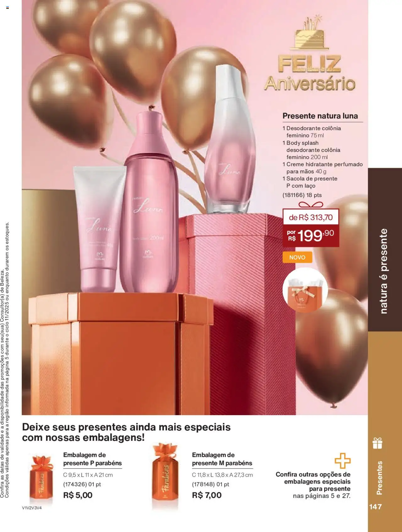 Natura Folheto - válido de 15.06.2025 | Página: 147 | Produtos: Desodorante, Creme, Body