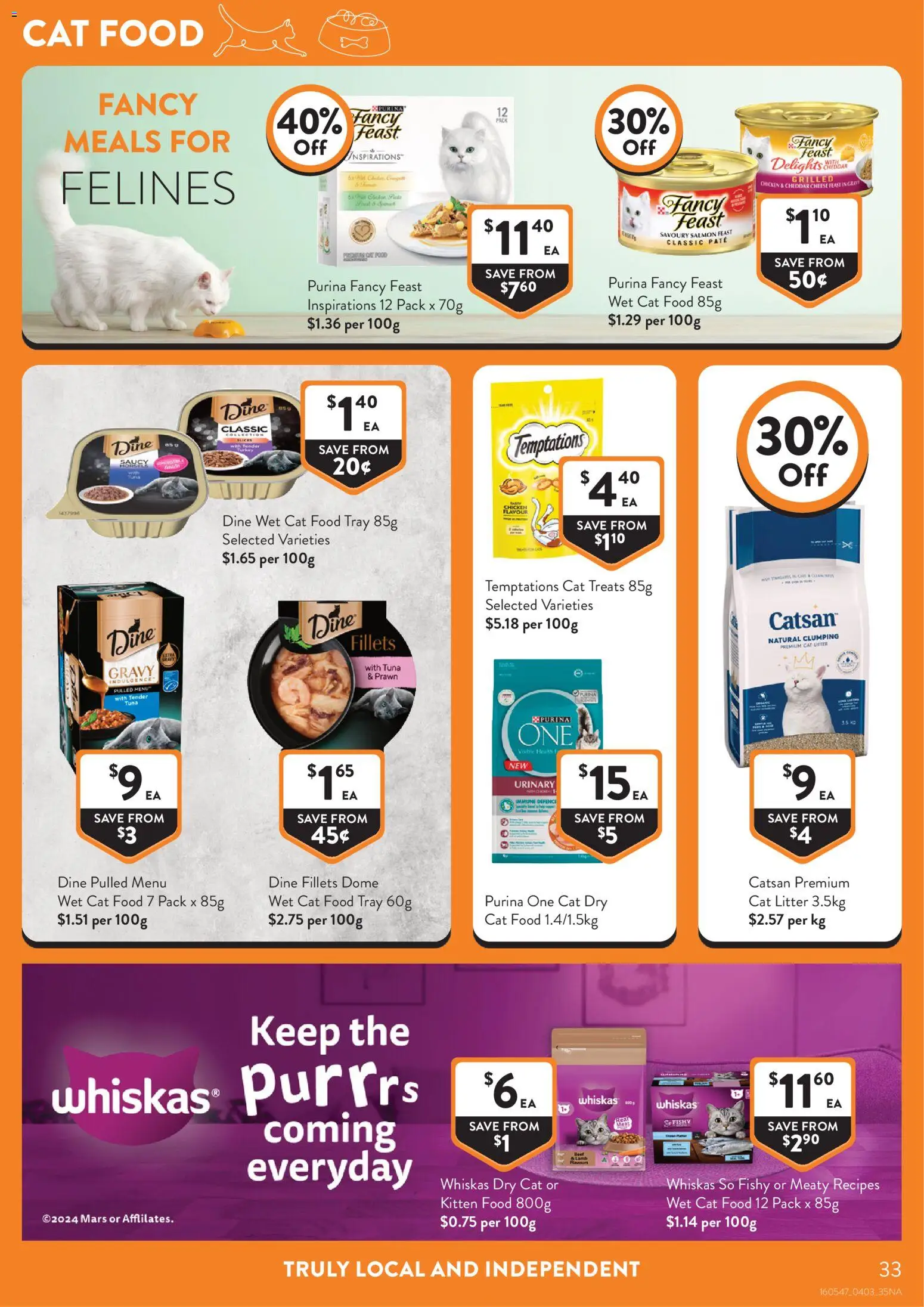 Foodworks catalogue - valid from 04.03.2026 | Page: 33 | Products: Cheese, Chicken, Salmon, Tuna