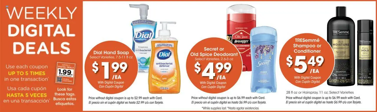 Smith's Weekly Ad - WY - valid from 10.09.2025 | Page: 3 | Products: Shampoo, Conditioner, Soap, Deodorant