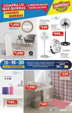 Nuevas ofertas de Walmart válidas en toda la República Mexicana desde el 24.07.2025. ¡Encuentra las mejores ofertas en Walmart catálogo Verano! | Página: 24 | Productos: Ventilador, Baño, Espejo, Jabón