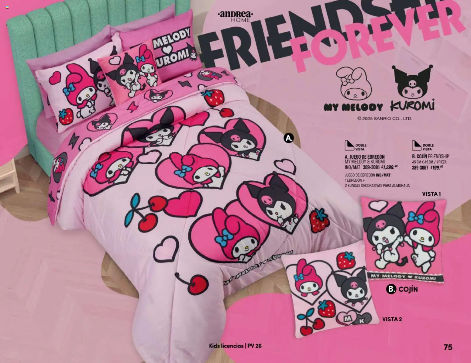 Nuevas ofertas de Andrea válidas en toda la República Mexicana desde el 25.01.2026. ¡Encuentra las mejores ofertas en Andrea catálogo Home! | Página: 75 | Productos: Juego, Almohada