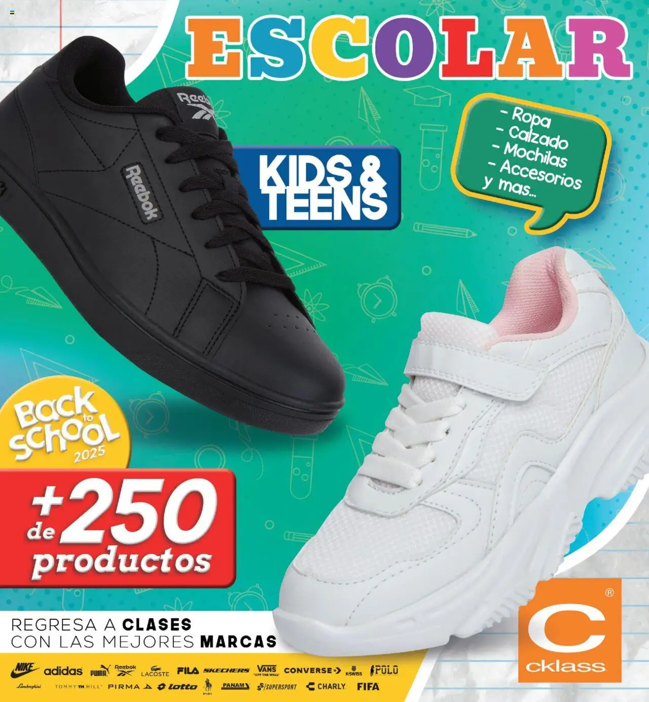 Nuevas ofertas de Cklass válidas en toda la República Mexicana desde el 01.02.2025. ¡Encuentra las mejores ofertas en Cklass catálogo Back to school! | Página: 1 | Productos: Ropa
