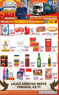 Max Atacadista - Ofertas Saldão - Pré-Visualização do folheto da loja Max Atacadista, válido de 01.11.2025 | Página: 1