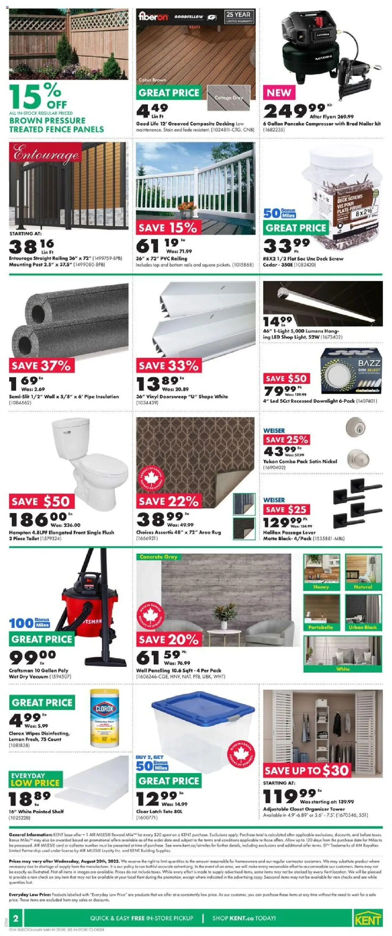 Kent flyer valid from 14.08.2025 | Page: 4 | Products: Disk, Shelf