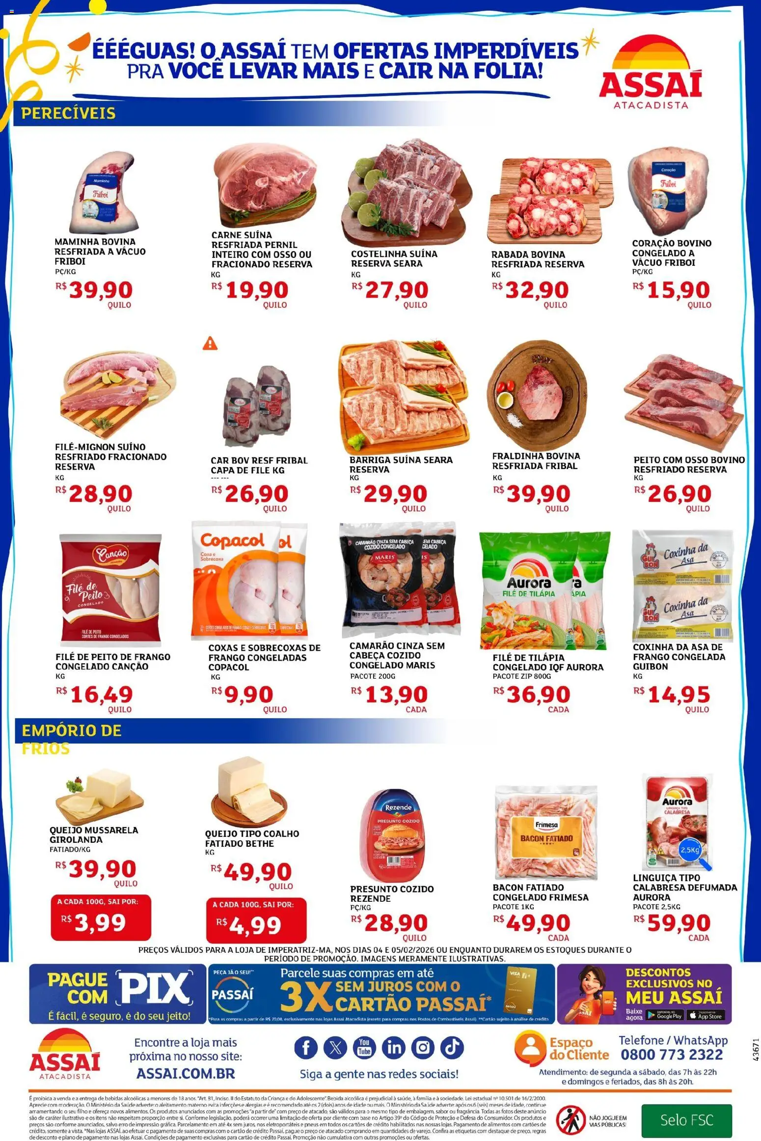 Assaí Atacadista Folheto - válido de 04.02.2026 | Página: 2