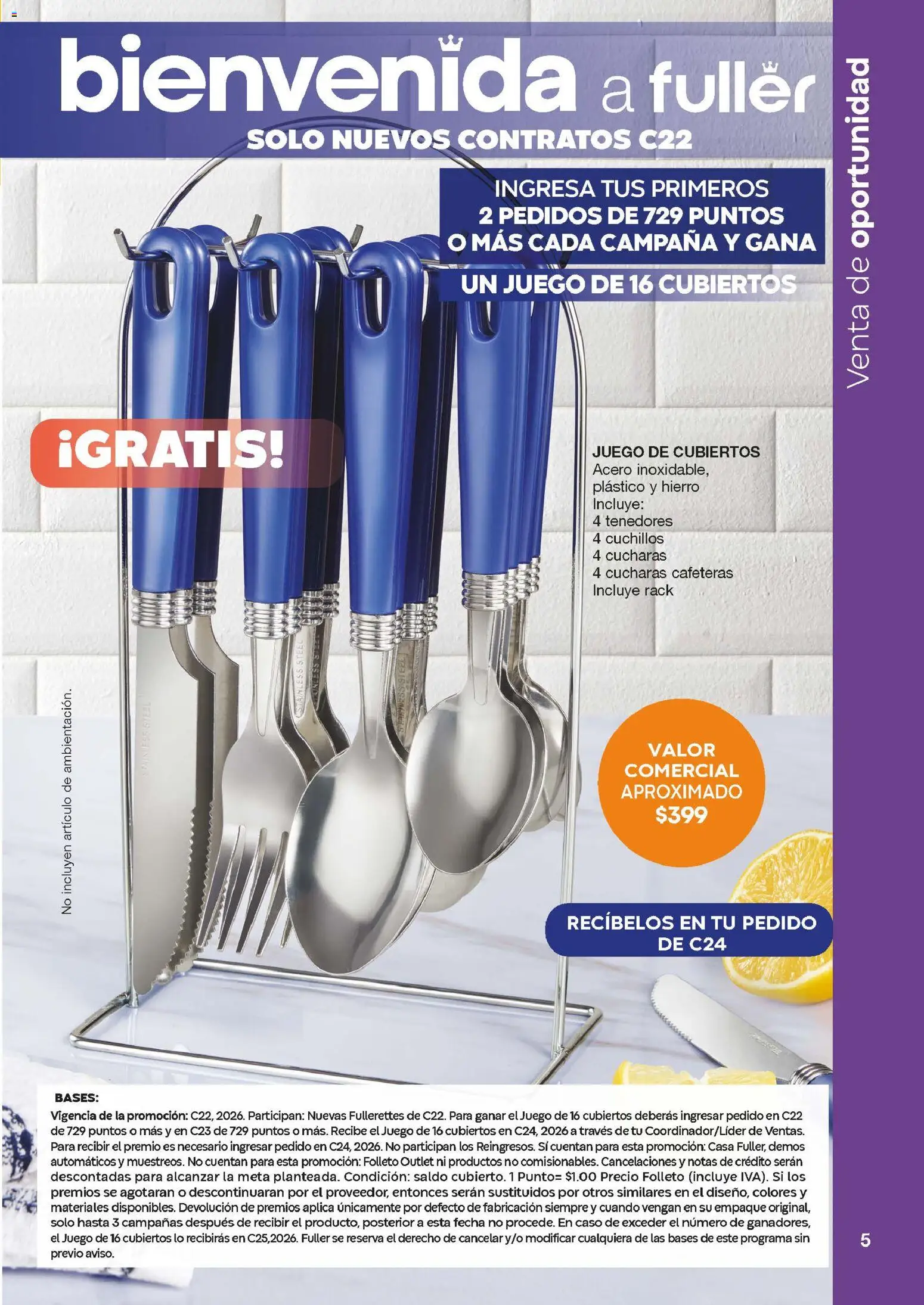 Nuevas ofertas de Fuller válidas en toda la República Mexicana desde el 04.02.2026. ¡Encuentra las mejores ofertas en Fuller Revista Gana Más C22! | Página: 5