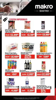 Makro - Ofertas Gastronómicas │ válido desde el 11.09.2025 | Página: 4 | Productos: Leche, Café, Cacao, Vasos
