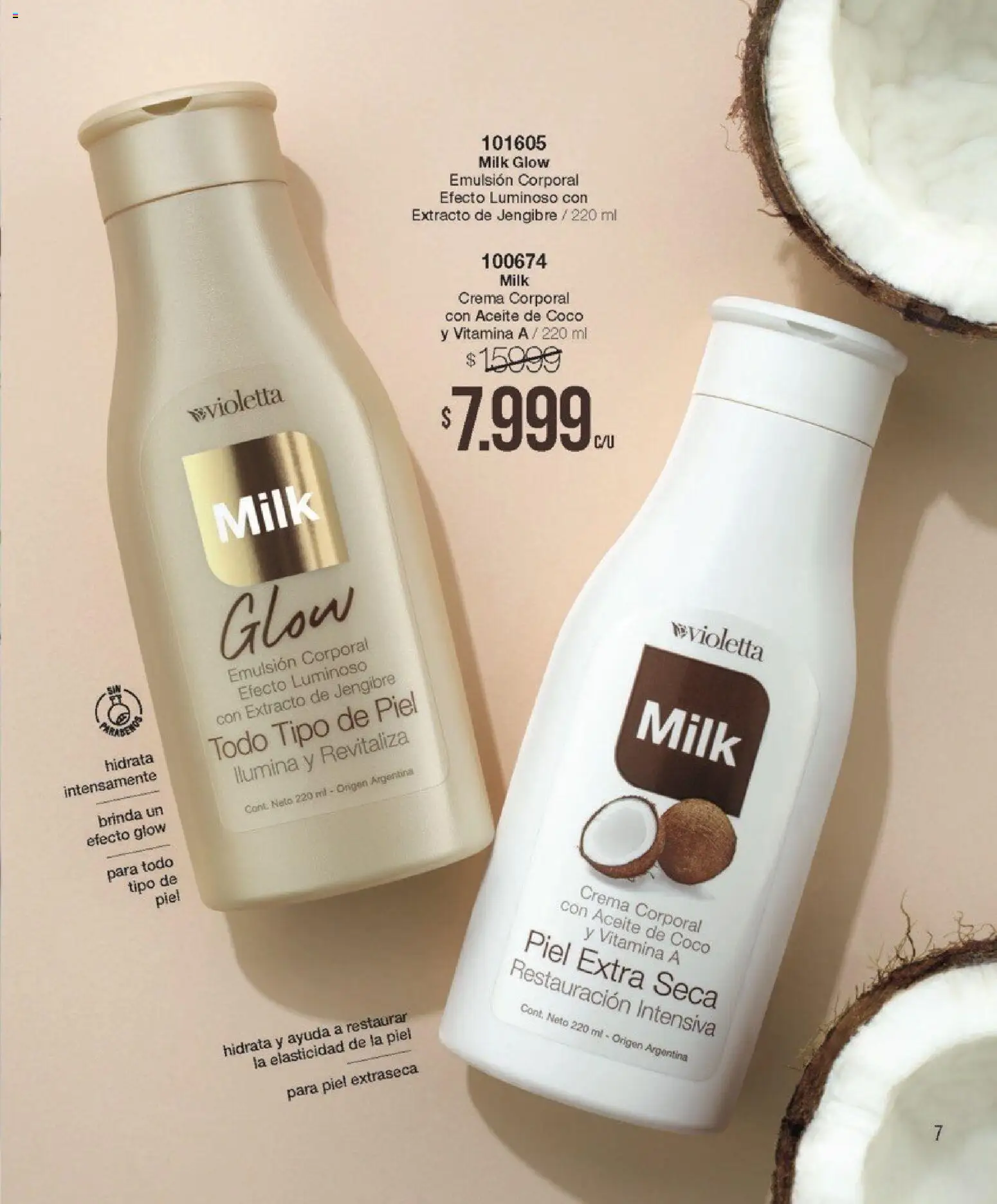 Violetta catálogo │ válido desde el 01.01.2026 | Página: 7 | Productos: Aceite, Emulsión, Crema