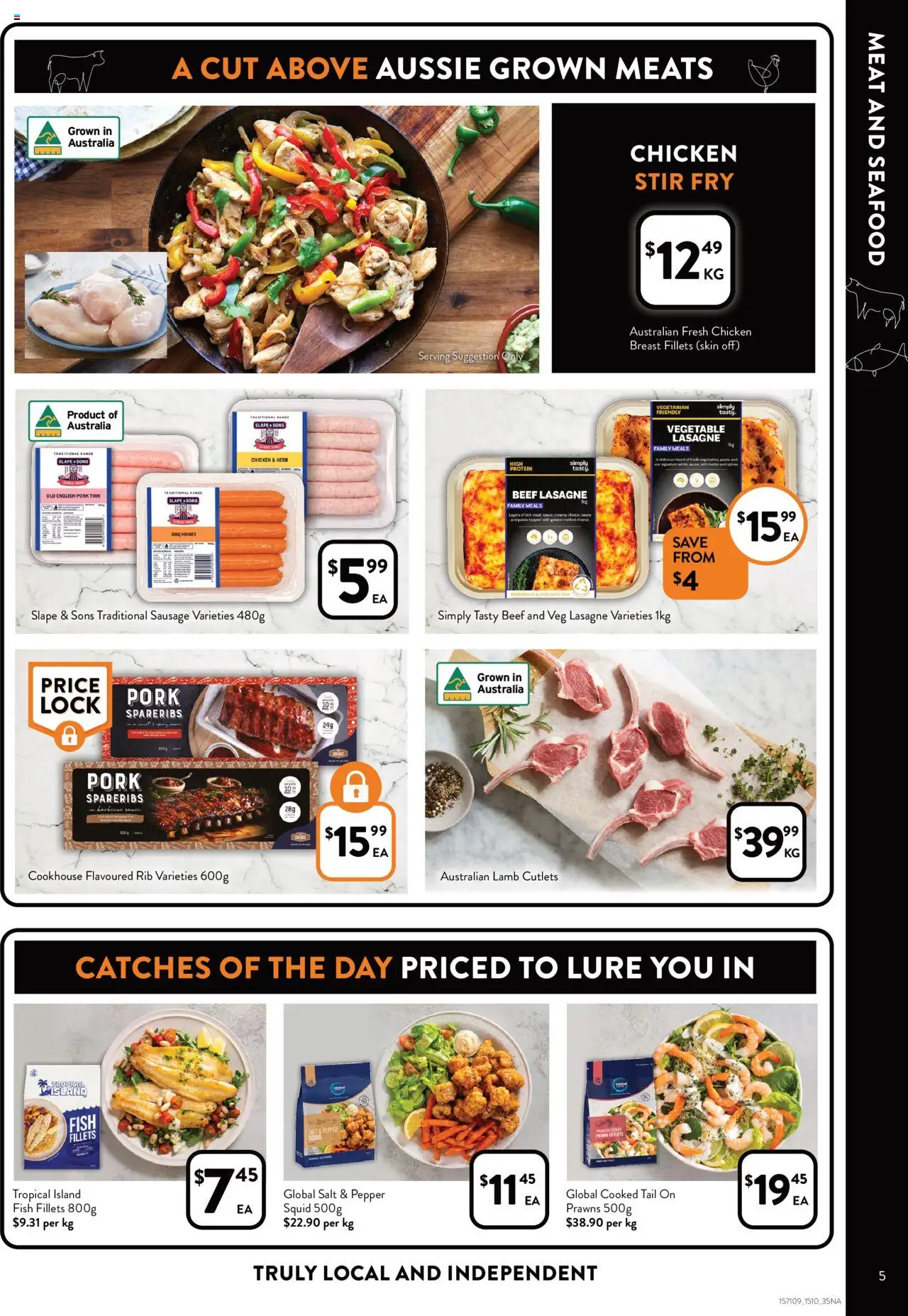 Foodworks catalogue - valid from 15.10.2025 | Page: 5 | Products: Cheese, Fish, Sauce, Safe
