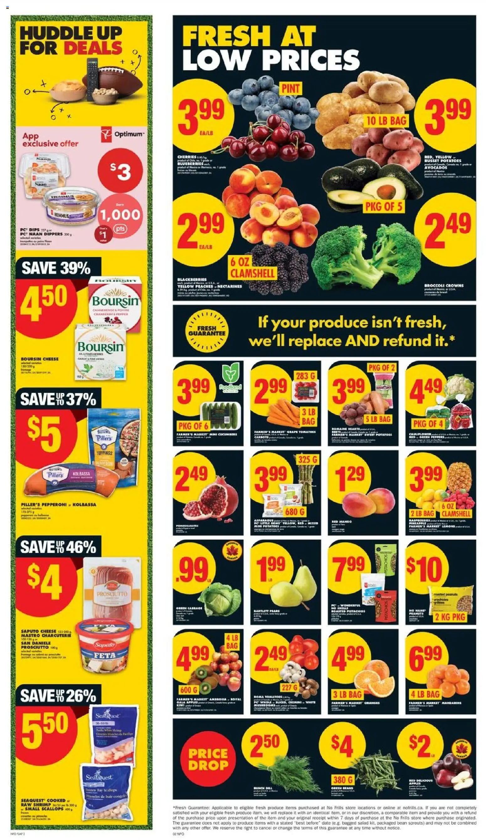 No Frills flyer valid from 05.02.2026 | Page: 2 | Products: PC, Cheese, Apples, Tomatoes