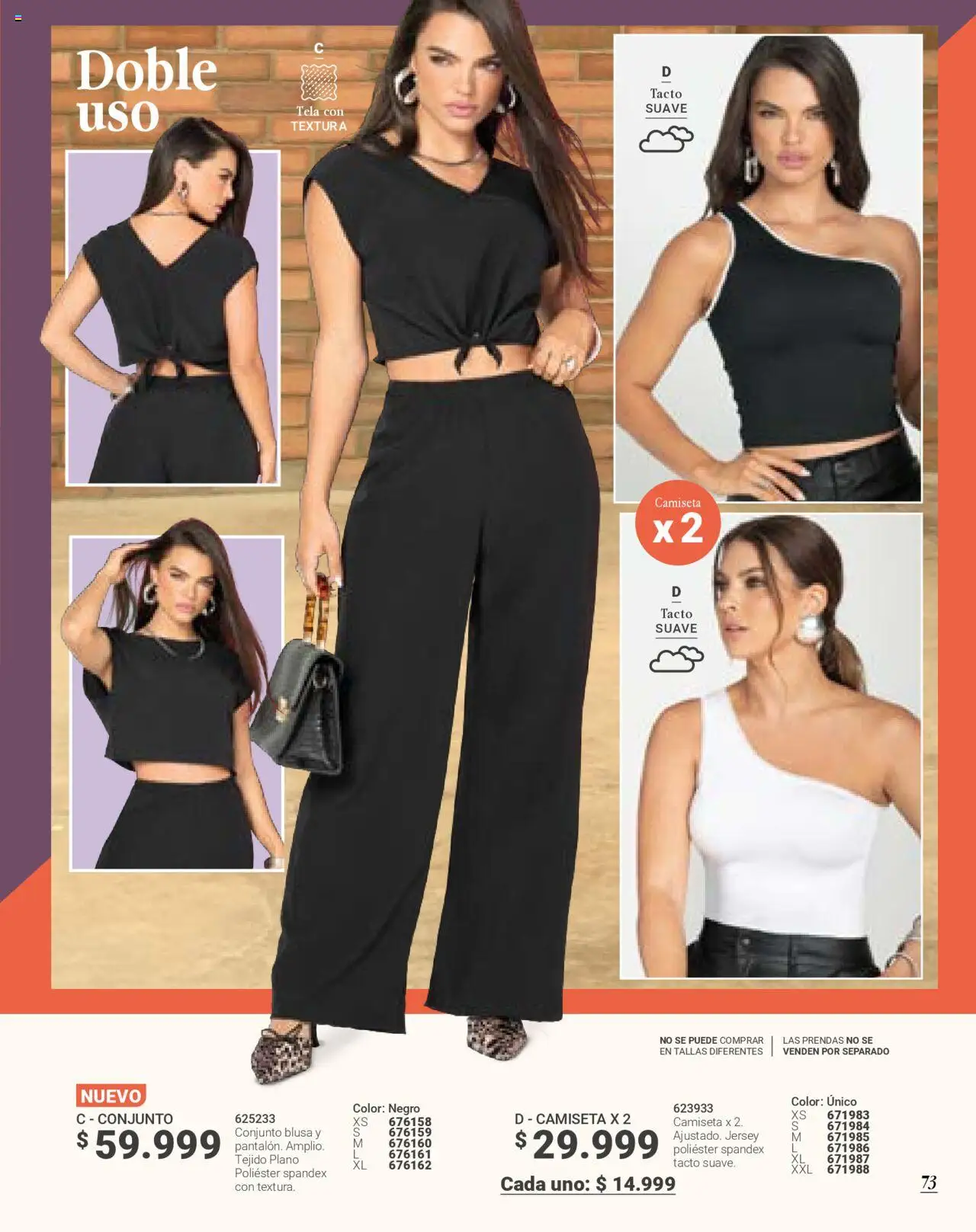 Carmel revista - valida desde el 09.07.2025 | Página: 73 | Productos: Camiseta, Conjunto, Blusa