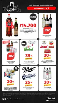 Vista previa Hipermercado Libertad catálogo válido desde el 08.08.2025