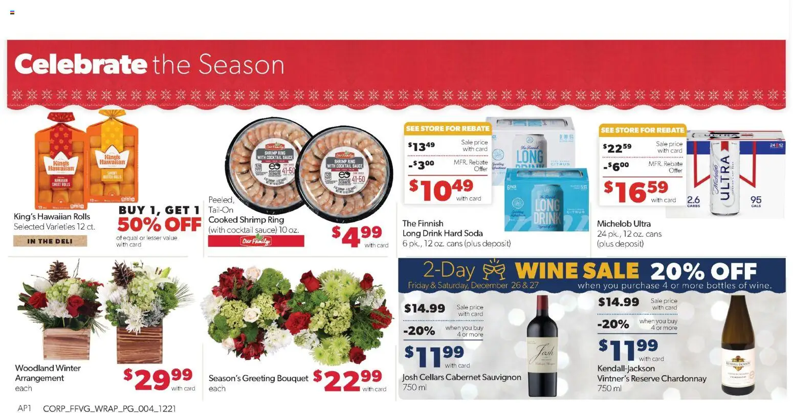 Family Fare Weekly Ad - valid from 21.12.2025 | Page: 5 | Products: Ring, Wine, Sauce