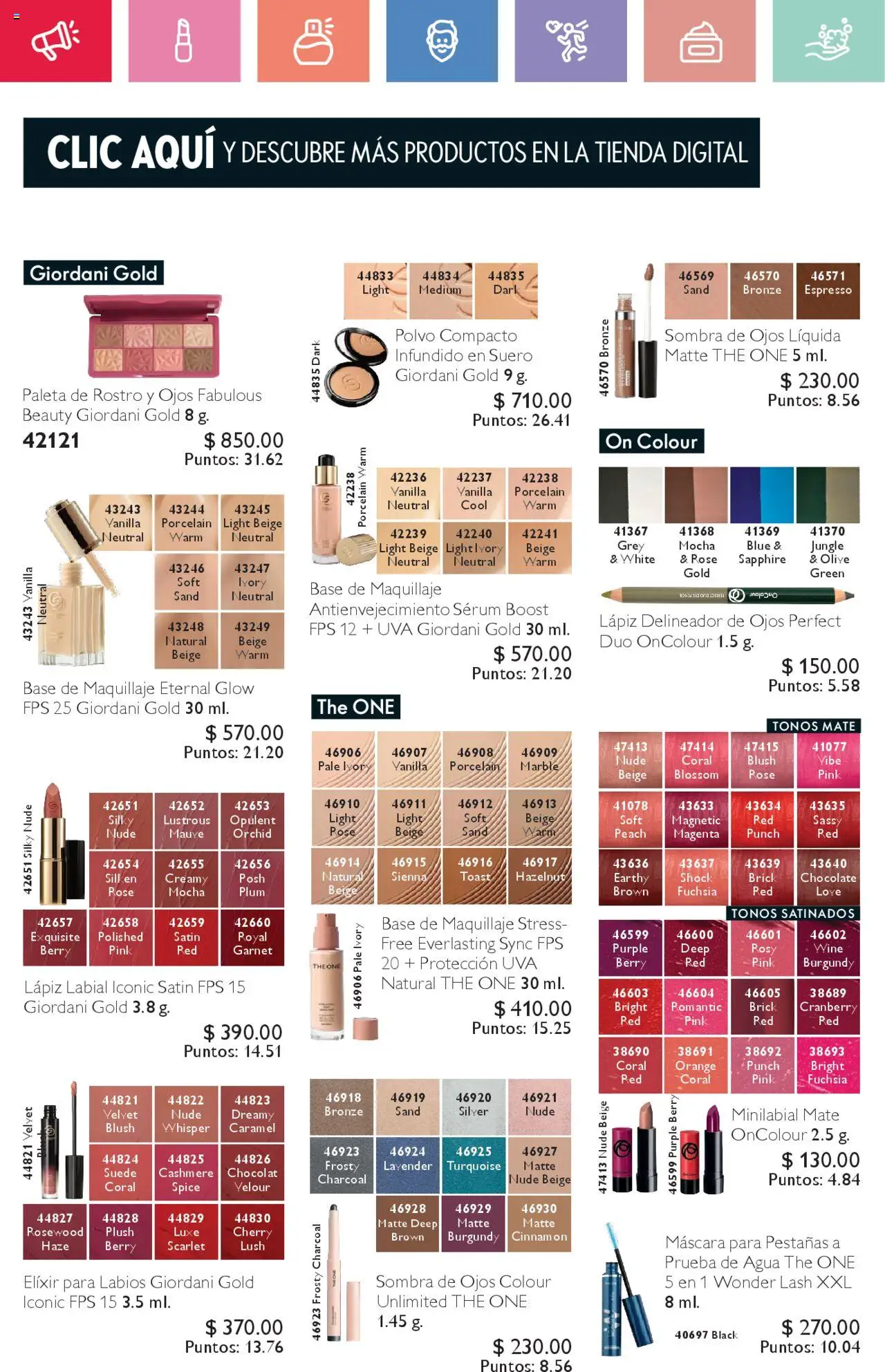 Nuevas ofertas de Oriflame válidas en toda la República Mexicana desde el 02.08.2025. ¡Encuentra las mejores ofertas en Oriflame - Campaña 11 2025! | Página: 108 | Productos: Serum, Polvo compacto, Polvo, Lápiz labial