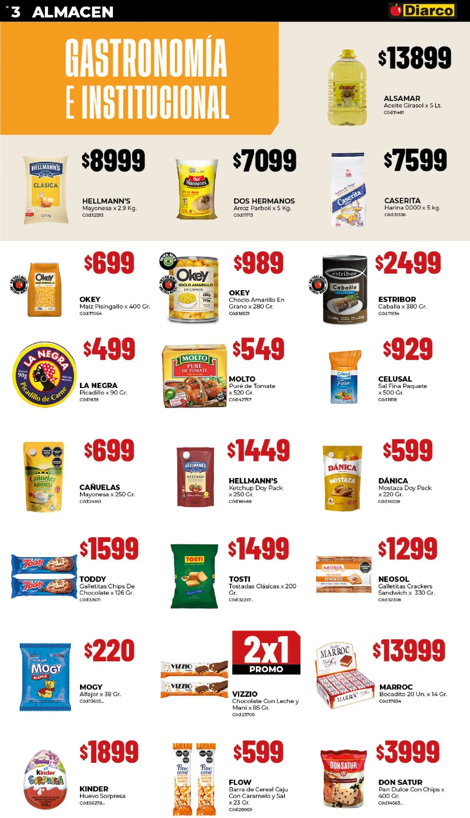 Diarco ofertas │ válido desde el 10.11.2025 | Página: 3 | Productos: Mostaza, Leche, Pure de Tomate, Pan