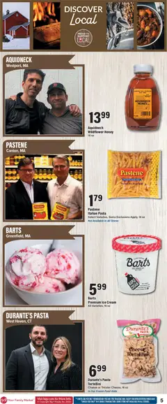 Preview of Big Y weekly ads valid from 05.03.2026 | Page: 6 | Products: Tomatoes, Pasta, Cream, Ice cream