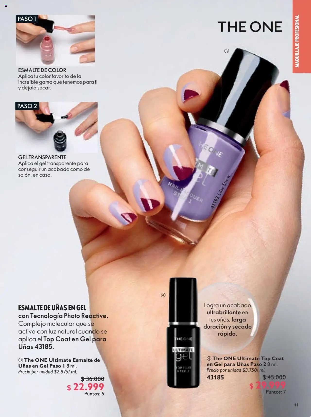 Oriflame revista - valida desde el 12.07.2025 | Página: 41 | Productos: Top, Maquillaje, Esmalte de uñas