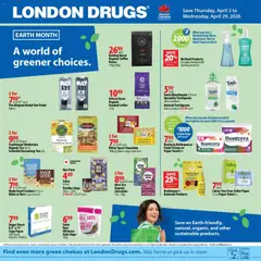 Preview of London Drugs - Earth Month Insert from shop London Drugs valid from 02.04.2026