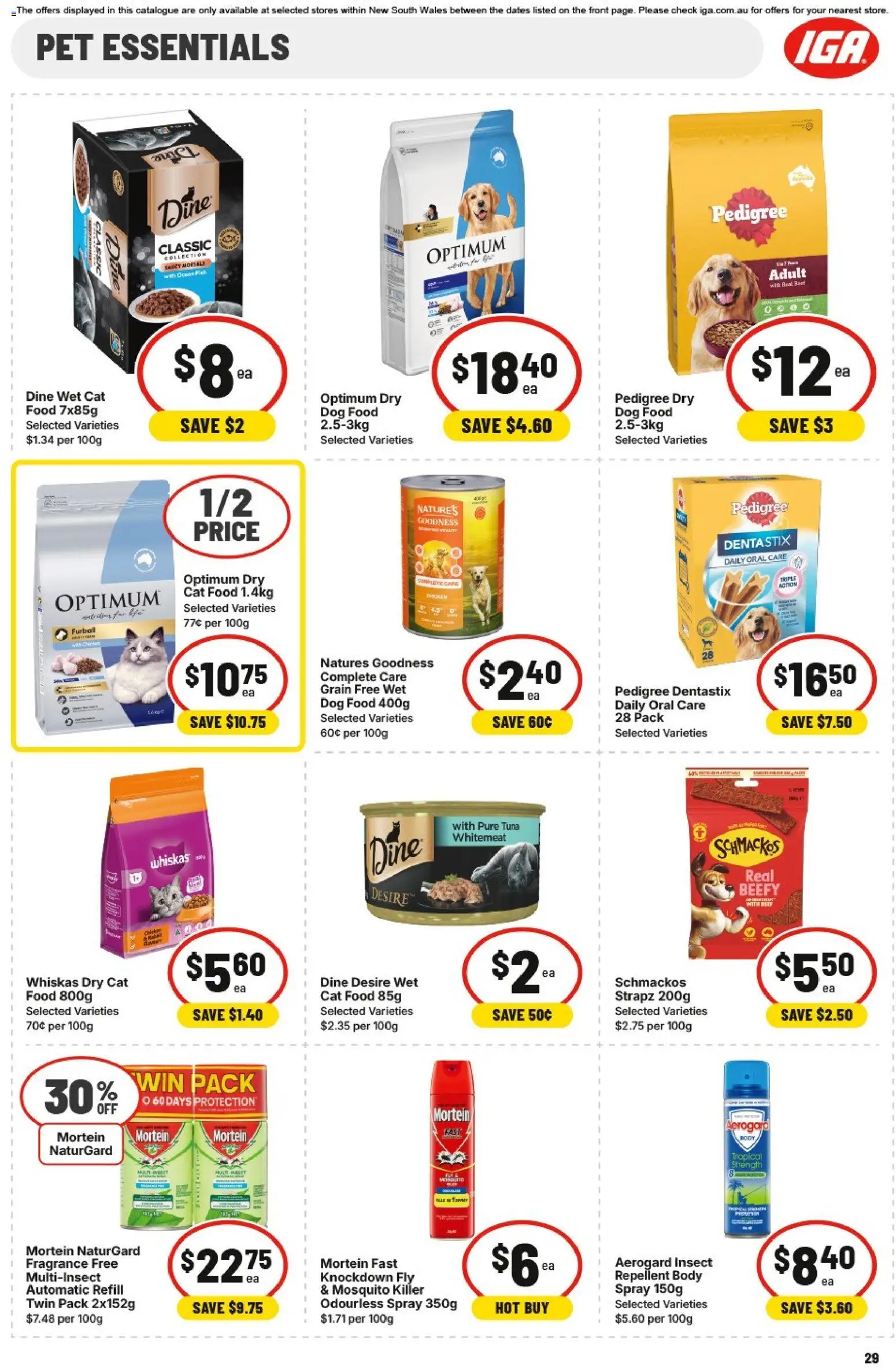 IGA catalogue - valid from 25.02.2026 | Page: 31 | Products: Fragrance, Beef, Dog food, Tuna