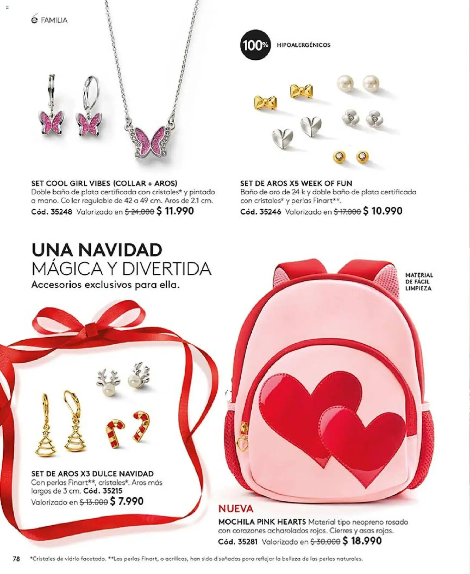 Catálogo Ésika Campaña 18 │ válido desde el 01.12.2025 | Página: 90 | Productos: Baño, Collar, Aros, Mochila