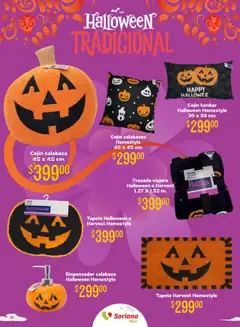 Vista previa de Soriana - Halloween y Día de muertos Híper Nacional, nuevo folleto de la tienda, válido en México a partir del 16.10.2025 | Página: 18 | Productos: Baño, Tapete