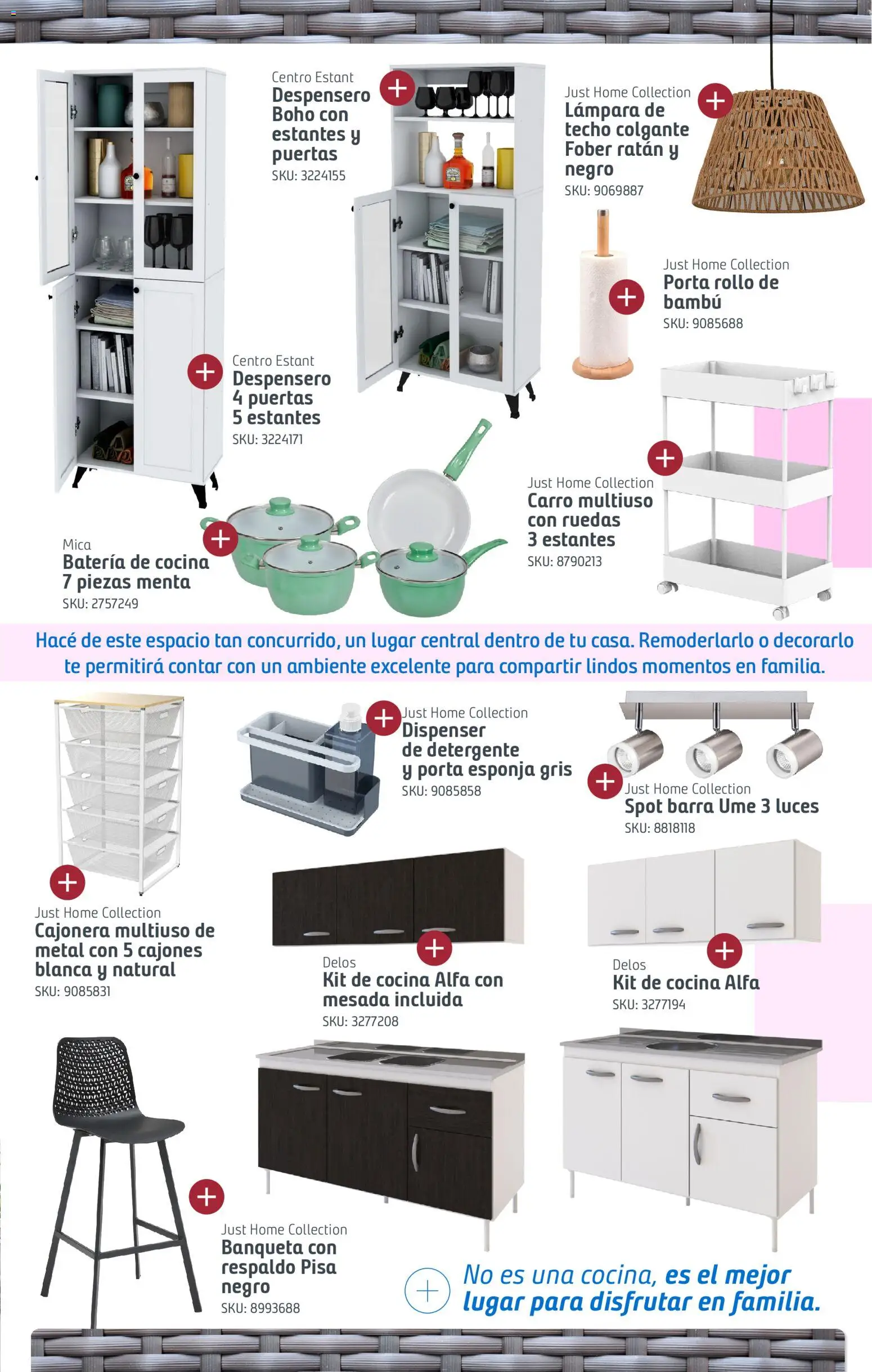 Sodimac catálogo │ válido desde el 18.12.2025 | Página: 11 | Productos: Mesada, Banqueta, Cajonera, Lámpara