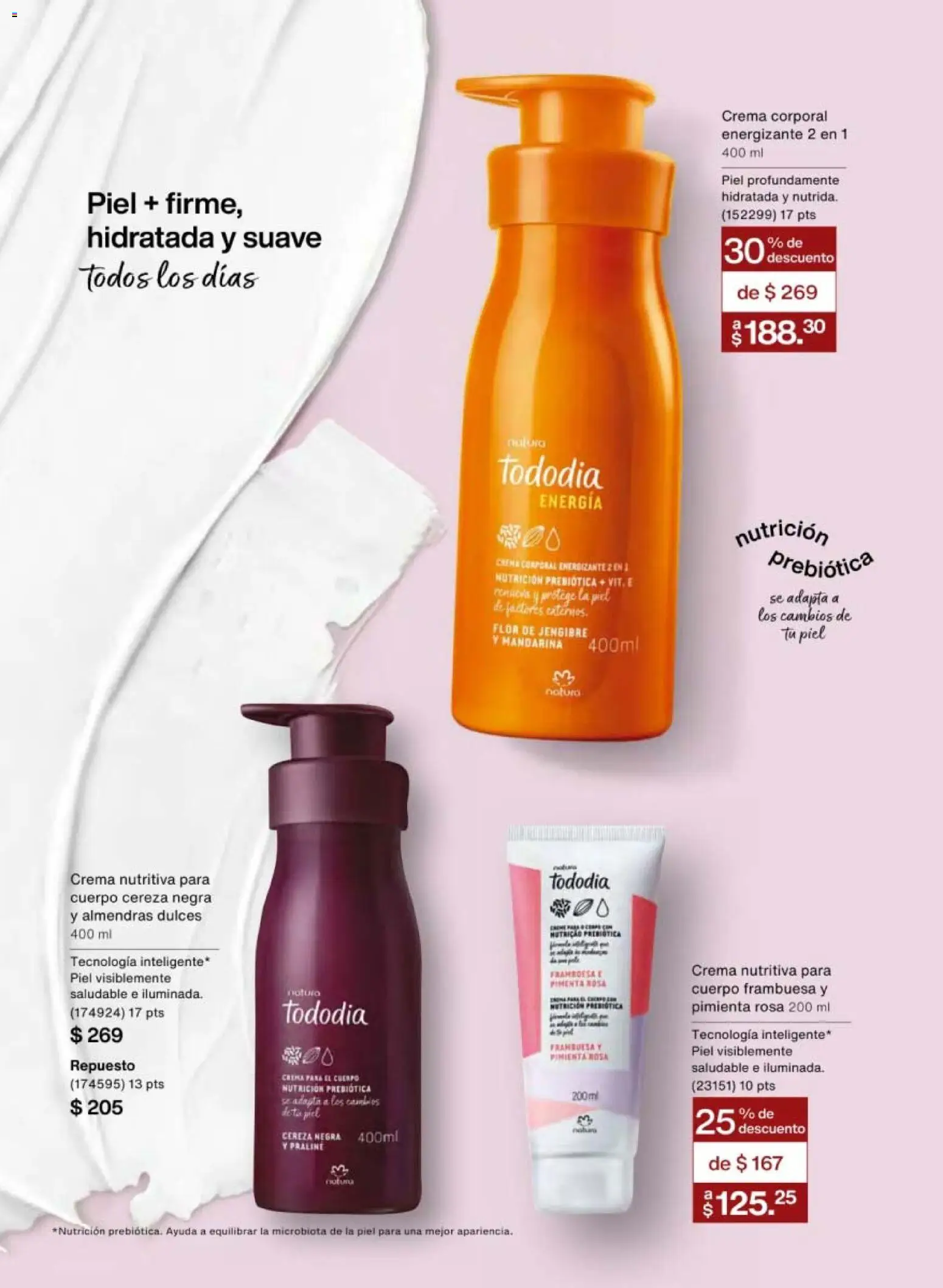 Nuevas ofertas de Natura válidas en toda la República Mexicana desde el 30.01.2026. ¡Encuentra las mejores ofertas en Natura campaña 3 2026! | Página: 101 | Productos: Almendras, Crema, Dulces, Crema corporal