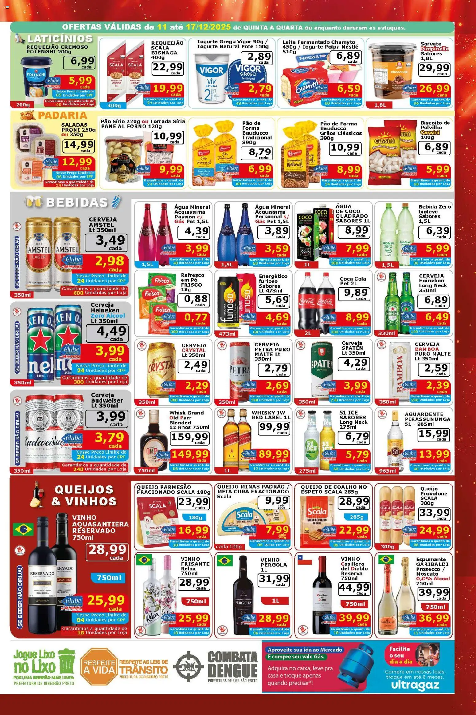 Mialich Supermercados Folheto - válido de 11.12.2025 | Página: 3 | Produtos: Forno, Melancia, Alho, Pó
