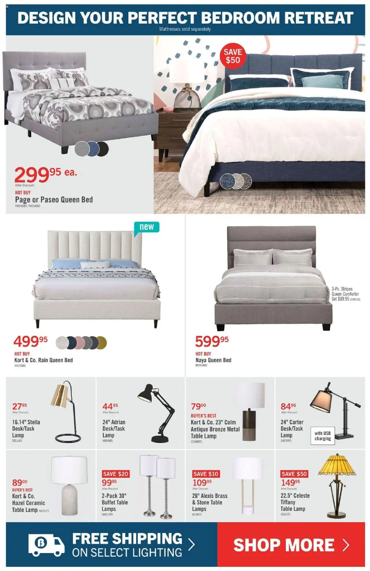 The Brick flyer valid from 10.10.2025 | Page: 17 | Products: Bed, Table, Lamp