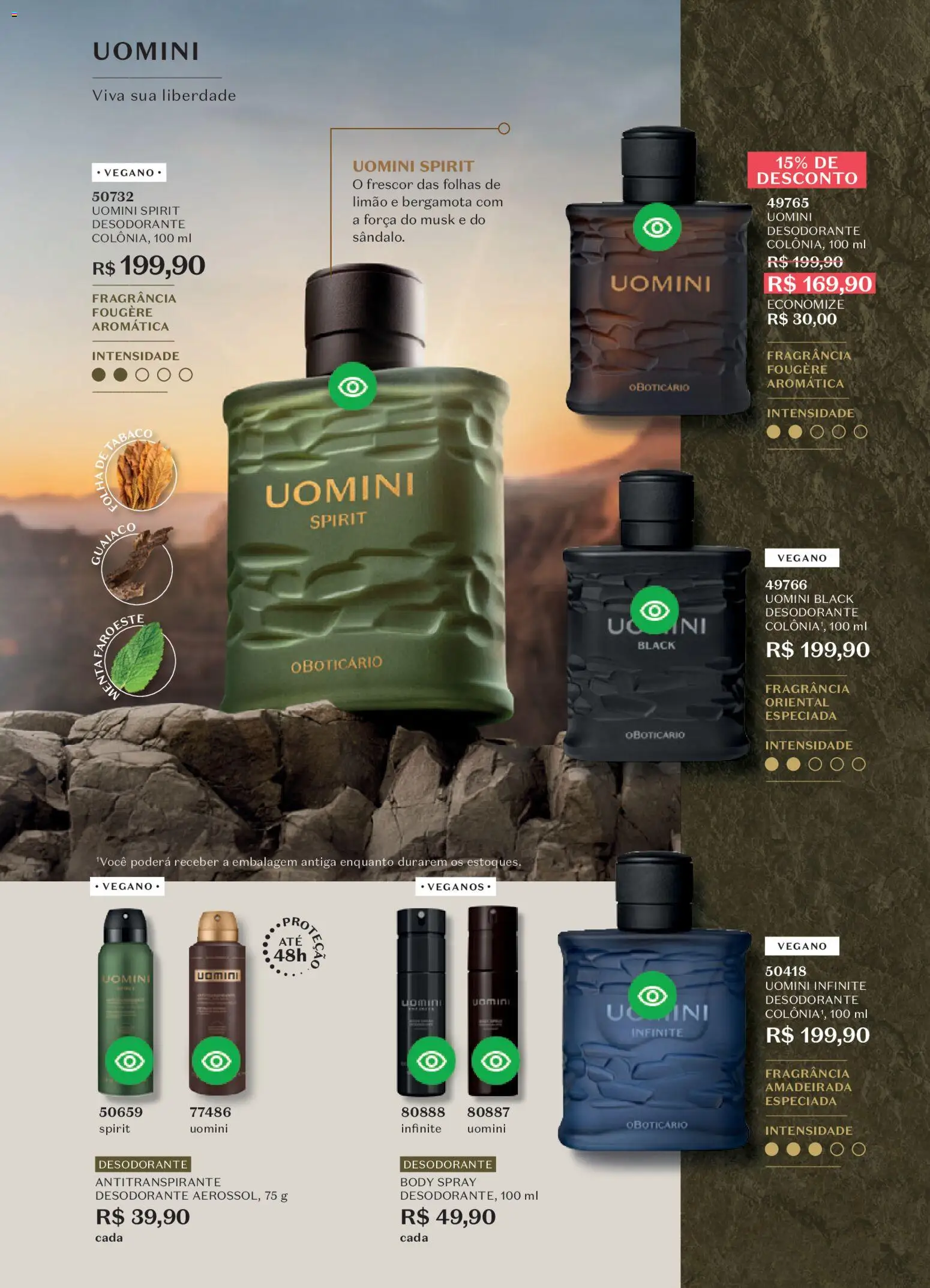 O Boticário Folheto - válido de 02.03.2026 | Página: 31 | Produtos: Bergamota, Fragrância, Desodorante, Body