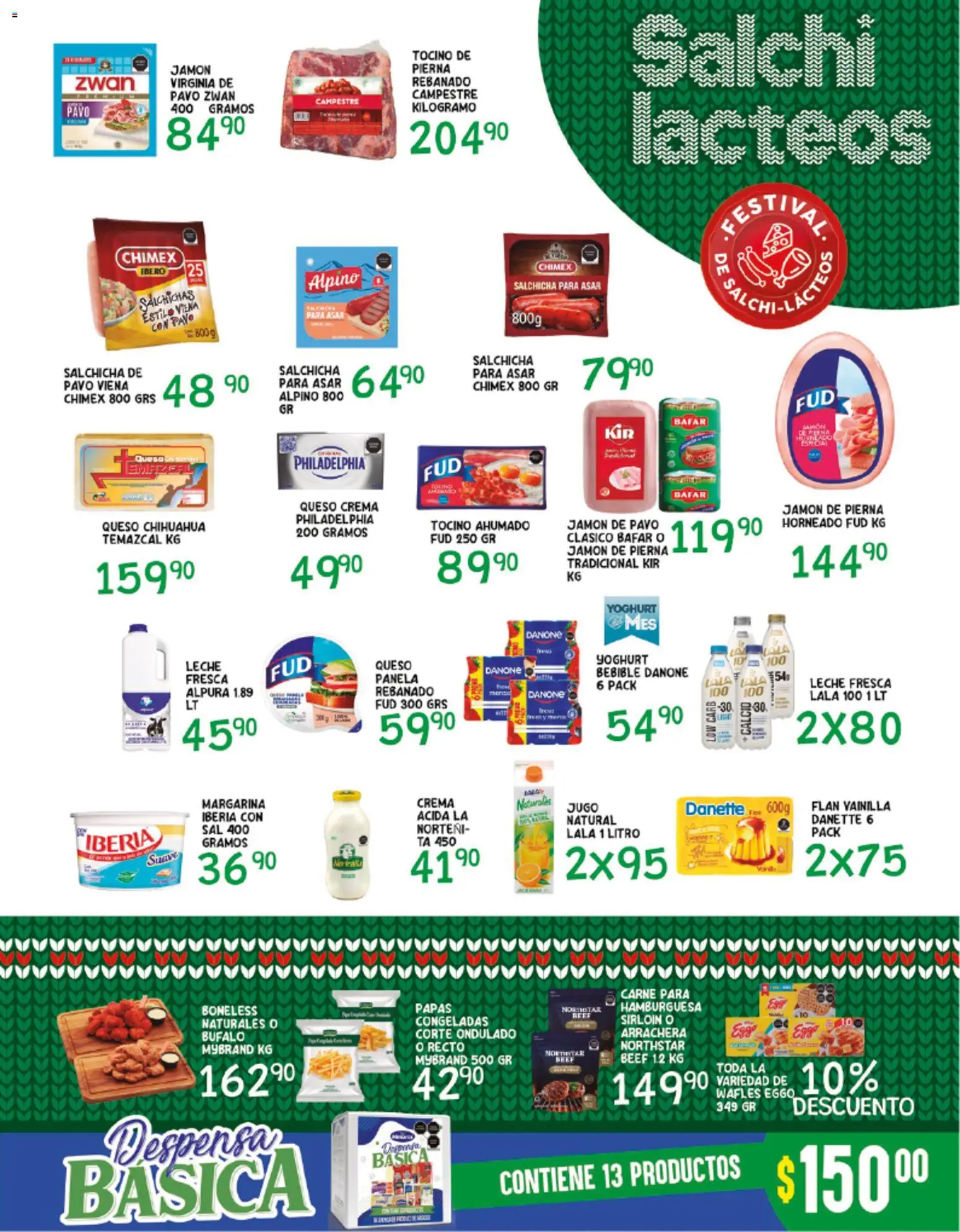 Nuevas ofertas de Alsuper válidas en toda la República Mexicana desde el 21.11.2025. ¡Encuentra las mejores ofertas en Alsuper folleto Saltillo! | Página: 3 | Productos: Tocino, Queso crema, Jamón, Margarina