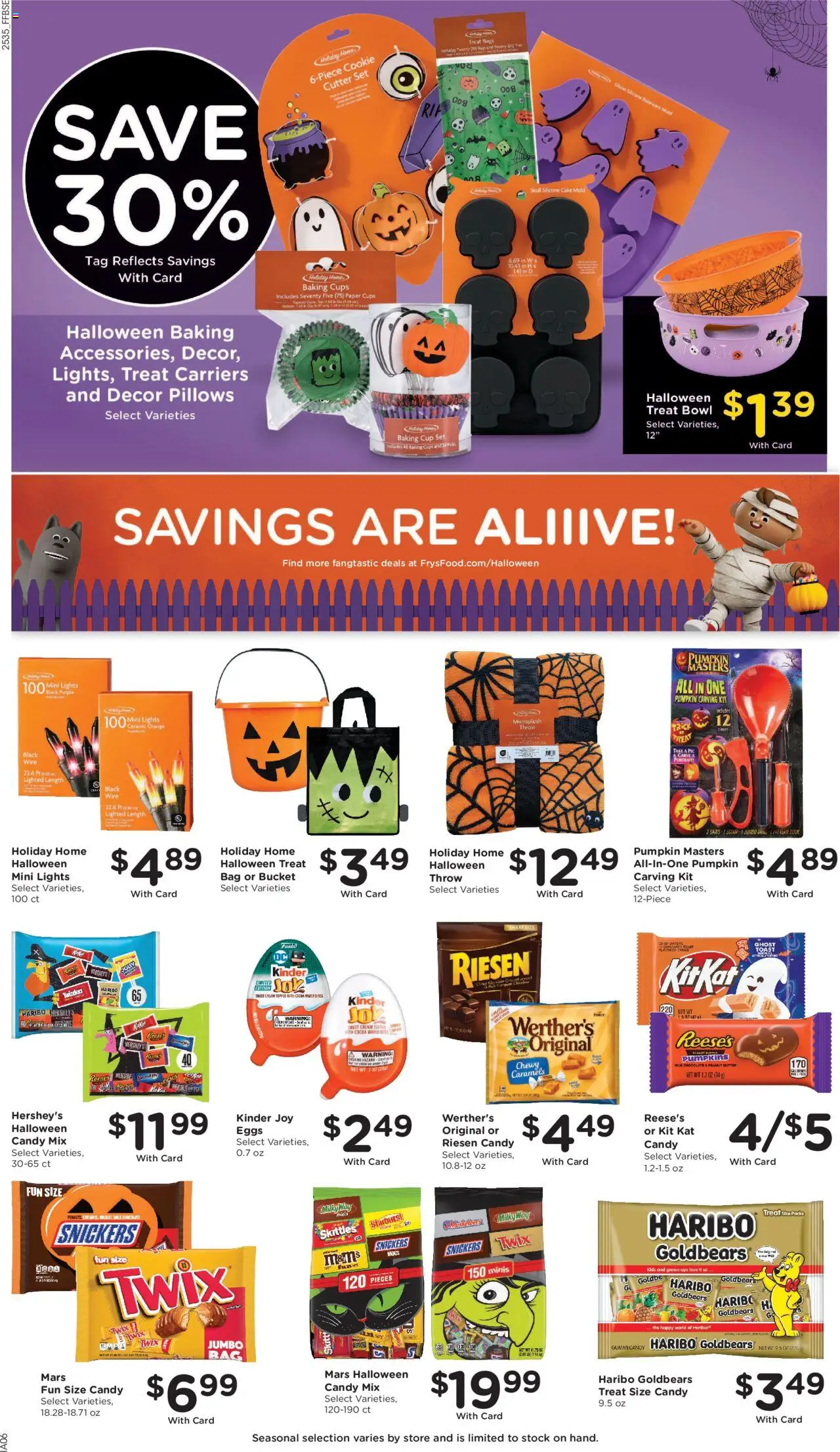 Fry's Food Weekly Ad - valid from 01.10.2025 | Page: 15 | Products: Wire, Chocolate, Pumpkin, Cutter