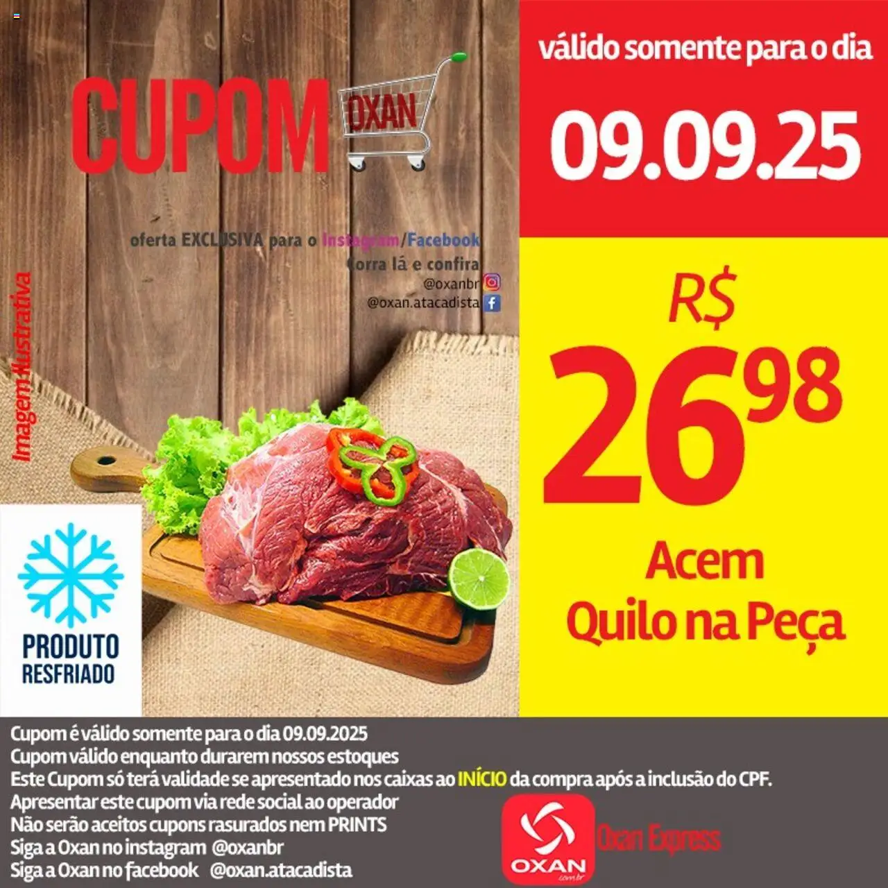 Oxan Atacadista Folheto - válido de 09.09.2025 | Página: 5 | Produtos: Acém