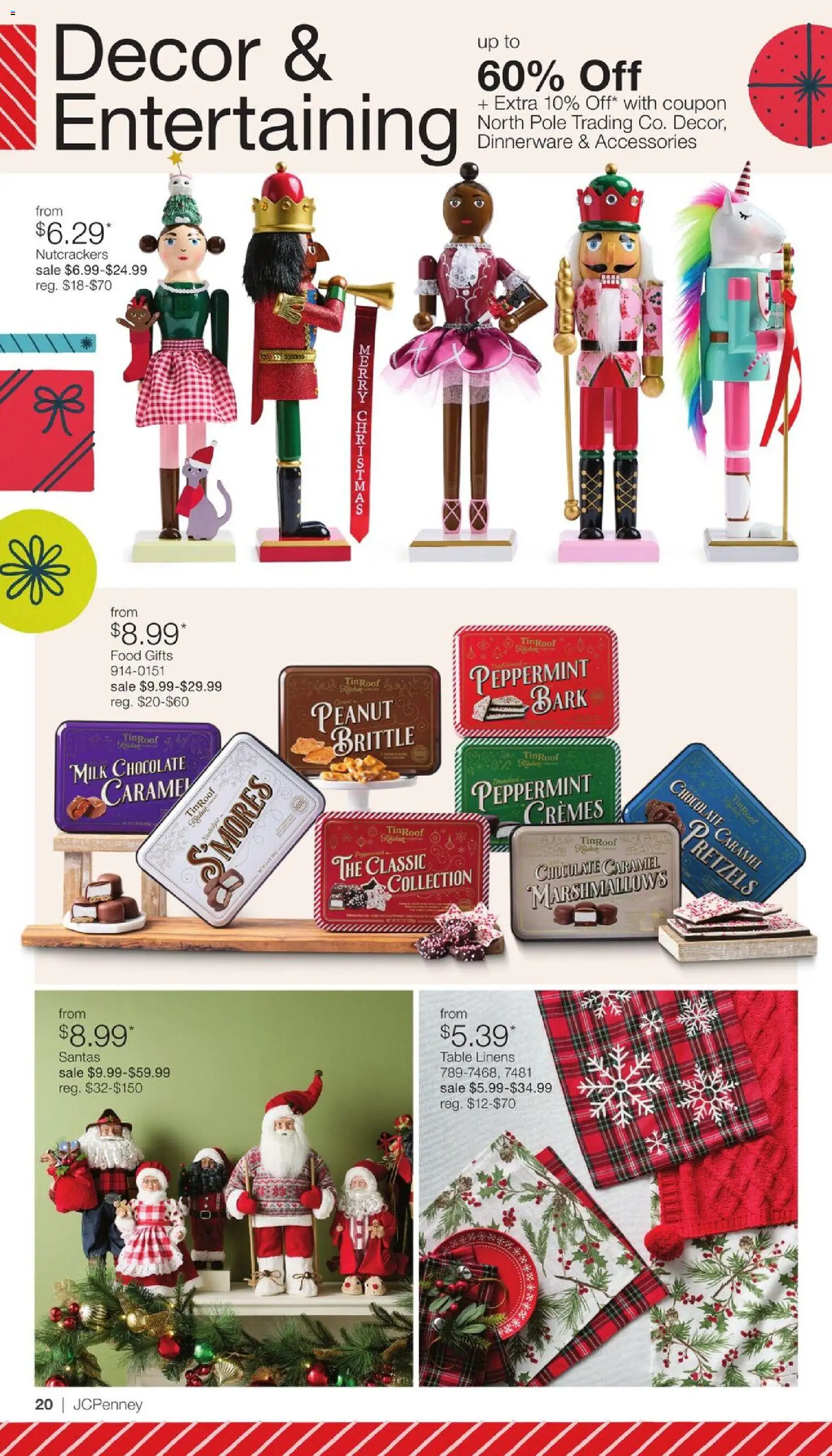 JCPenney Holiday Home Sale - valid from 03.12.2025 | Page: 19 | Products: Peppermint, Table, Milk, Chocolate