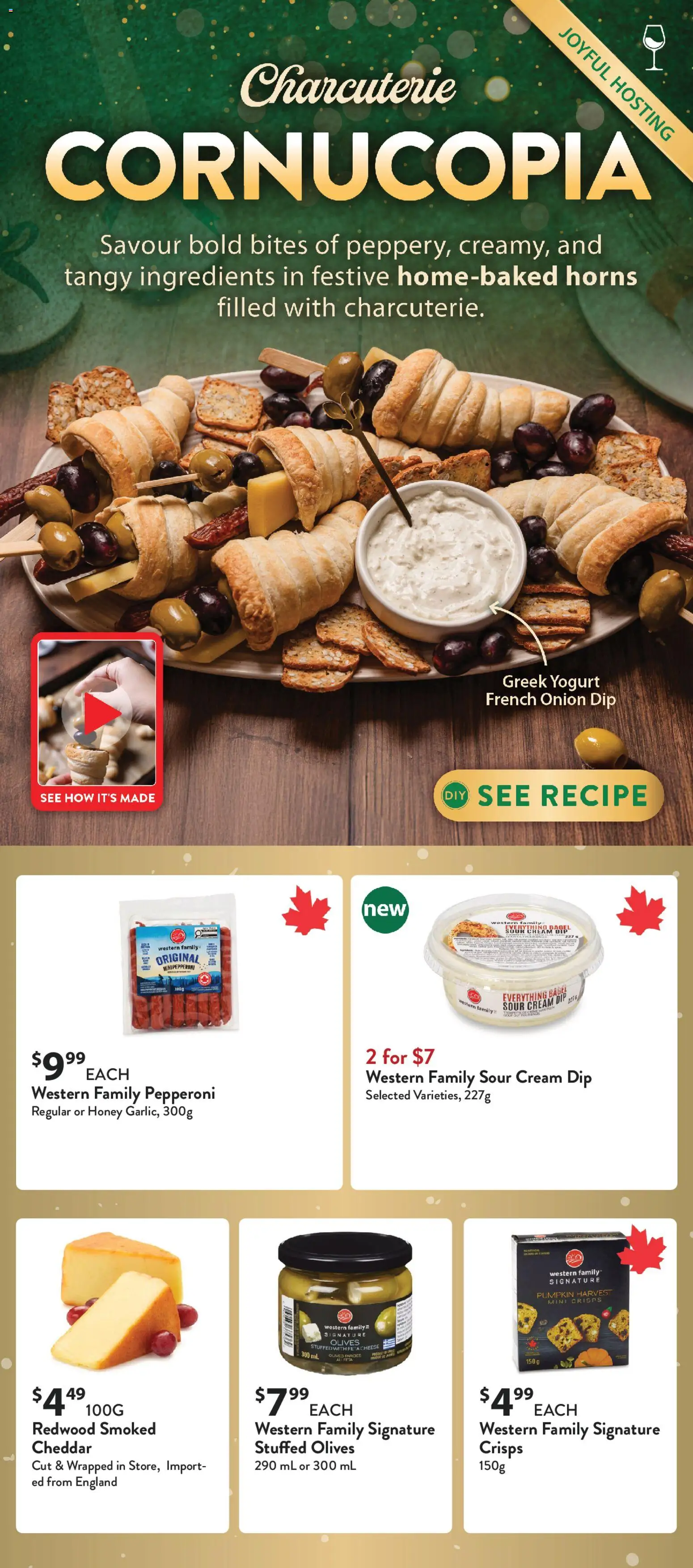 Save on foods flyer valid from 20.11.2025 | Page: 8 | Products: Sour cream, Cream, Yogurt, Pumpkin
