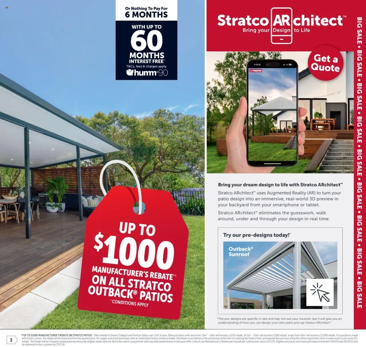 Stratco catalogue - valid from 19.09.2025 | Page: 3 | Products: Suit, Smartphone