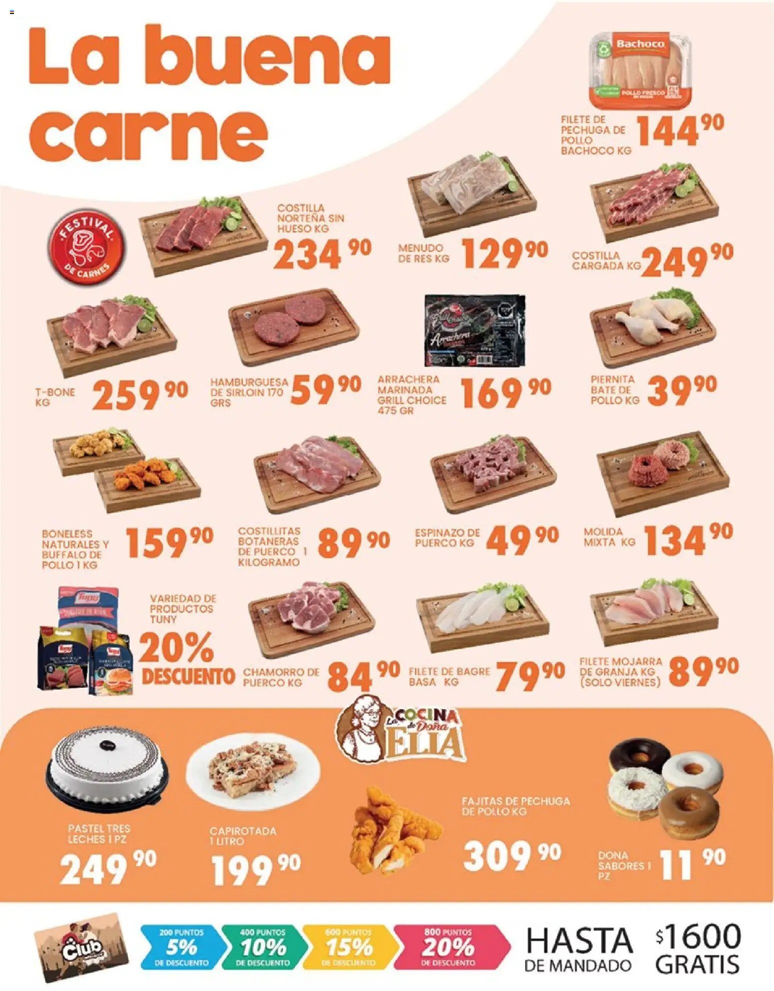 Nuevas ofertas de Alsuper válidas en toda la República Mexicana desde el 13.03.2026. ¡Encuentra las mejores ofertas en Alsuper folleto Casas Grandes! | Página: 2 | Productos: Pollo, Pastel, Res, Cocina