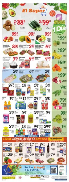 Preview of El Super weekly ads valid from 22.04.2026