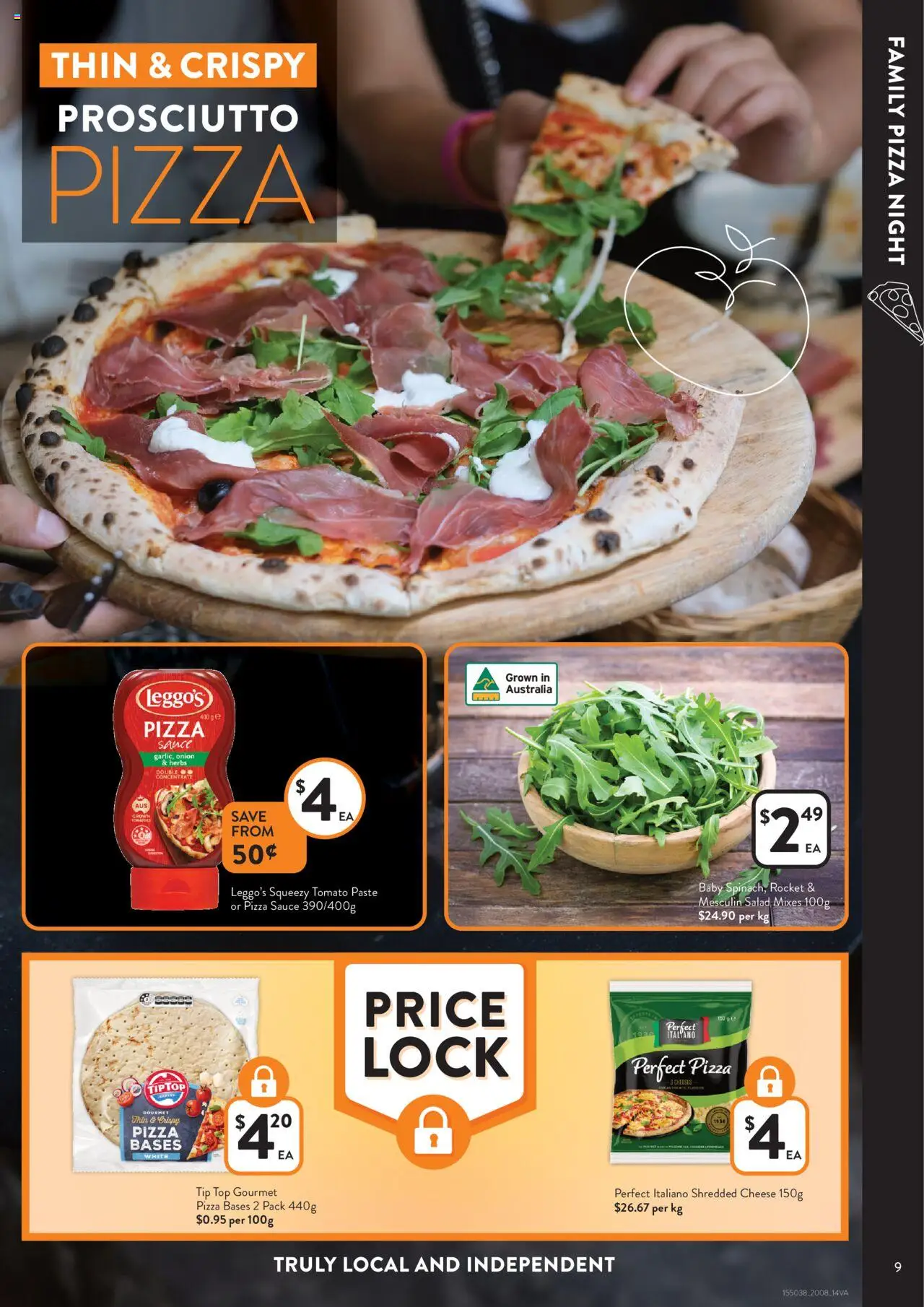 Foodworks catalogue - valid from 20.08.2025 | Page: 9 | Products: Cheese, Tomatoes, Salad, Rocket