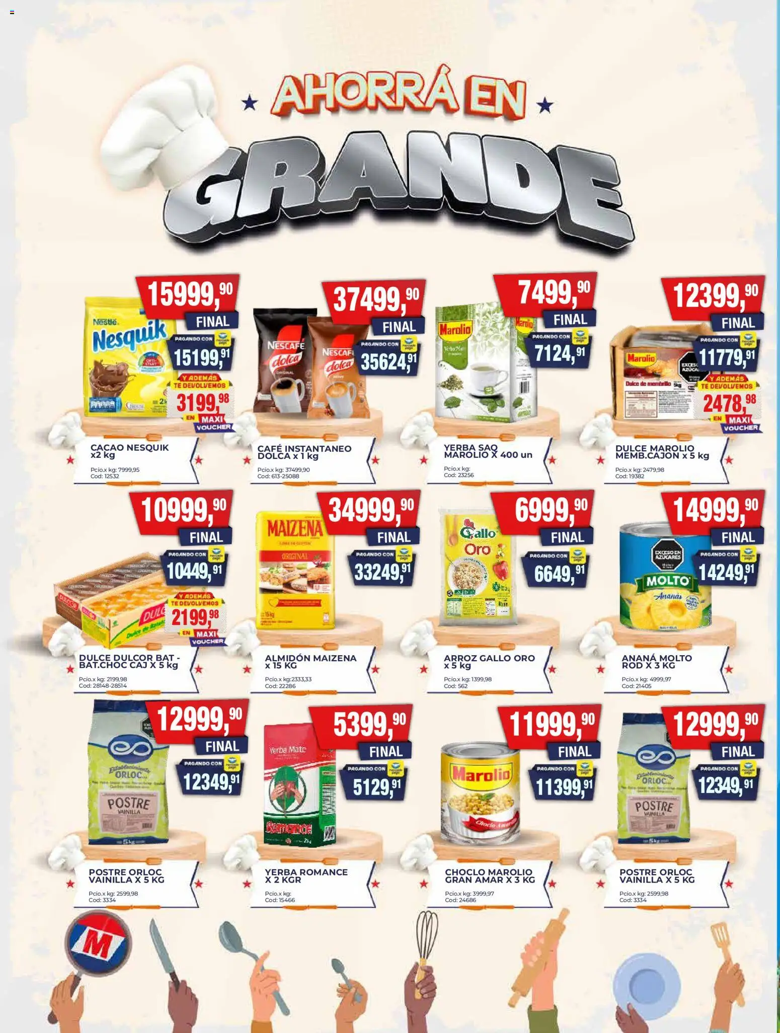 Maxiconsumo ofertas │ válido desde el 16.03.2026 | Página: 10 | Productos: Mate, Choclo, Ananá, Arroz