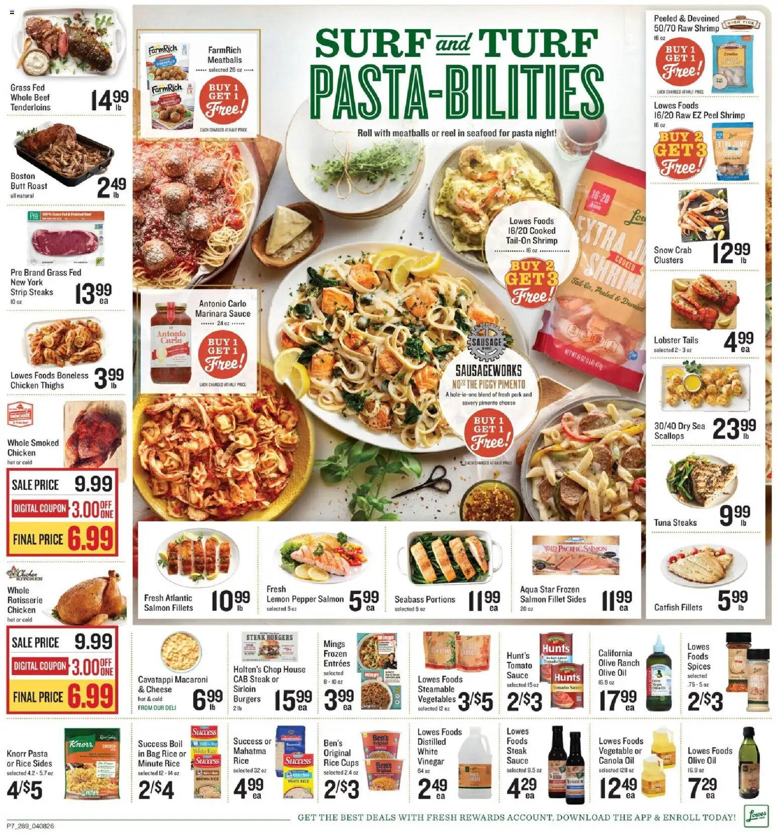 Lowes Foods Weekly Ad - GA - valid from 08.04.2026 | Page: 10 | Products: Vinegar, Pork, Beef, Lemon