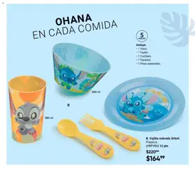Vista previa de Vajilla redonda Stitch, Plástico. (197151) 12 pts, nuevo folleto de la tienda, válido en México a partir del 20.02.2026 | Página: 145