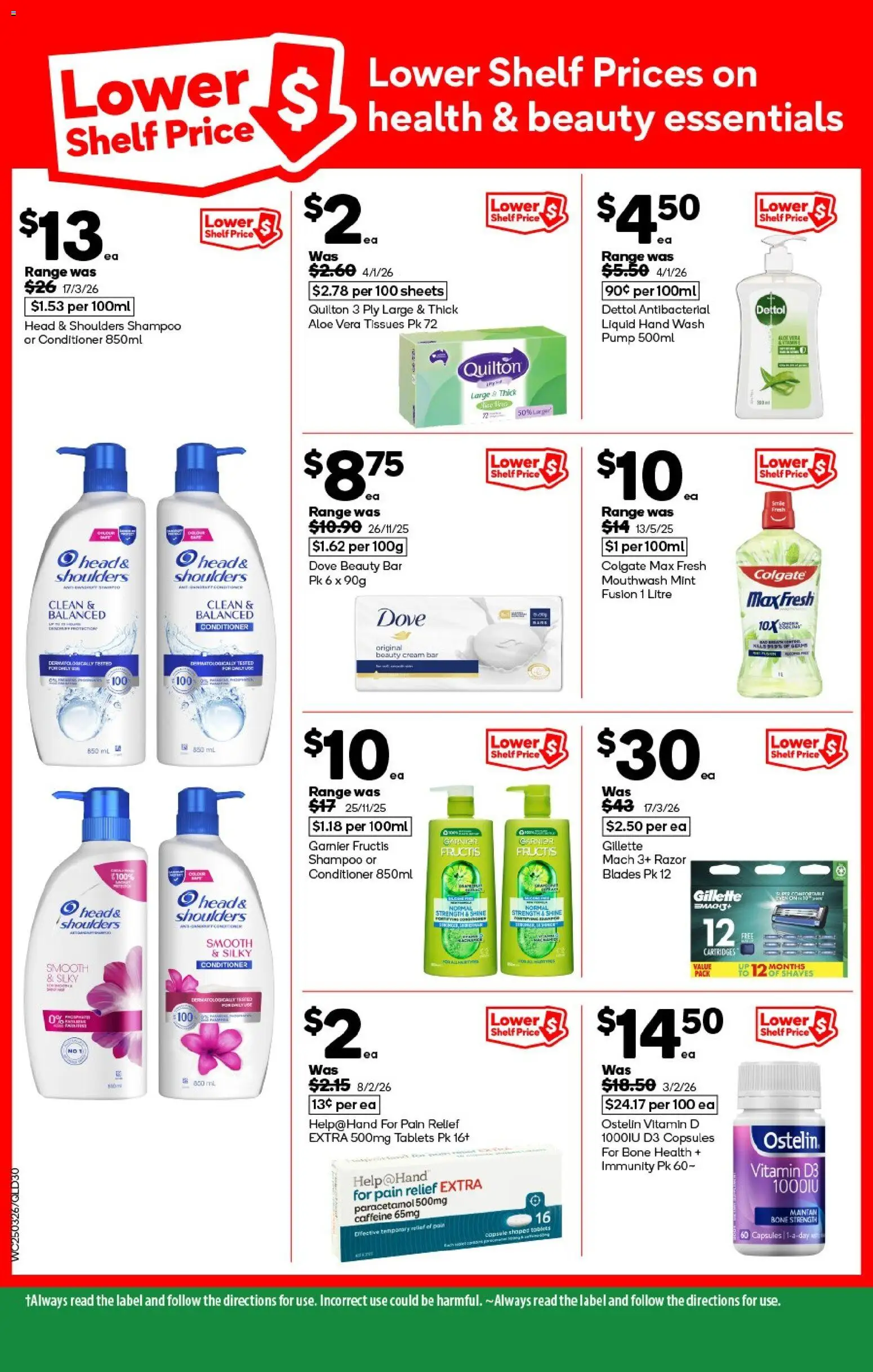 Woolworths catalogue - valid from 25.03.2026 | Page: 30 | Products: Shelf, Tablets, Tissues, Pain relief