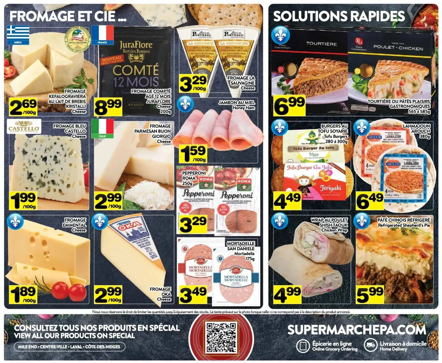 Pa Supermarché flyer valid from 17.11.2025 | Page: 6 | Products: Cheese, Ham, Chicken