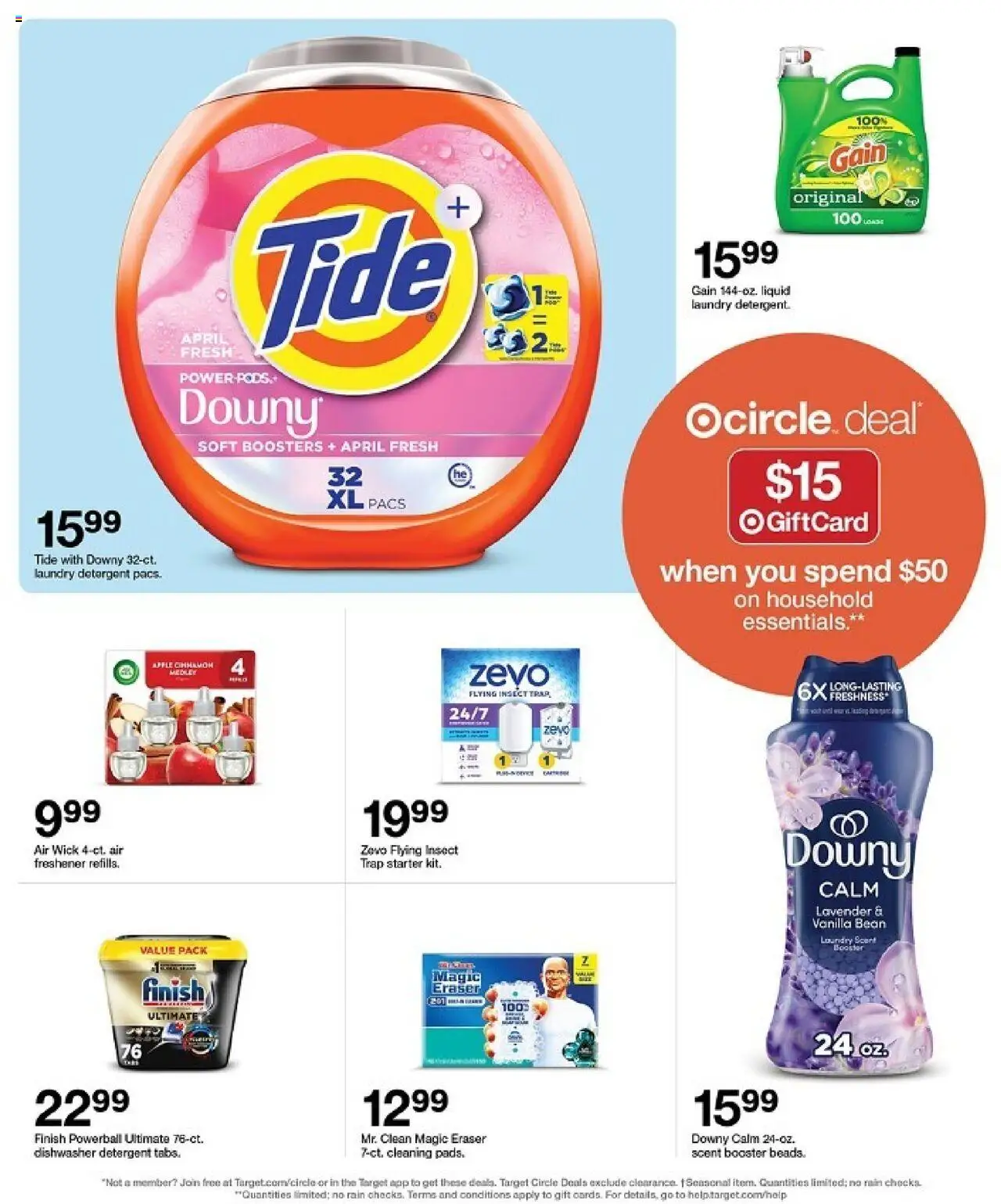 Target Weekly Ad - valid from 10.08.2025 | Page: 40 | Products: Eraser, Detergent, Starter, 2人掛けソファ