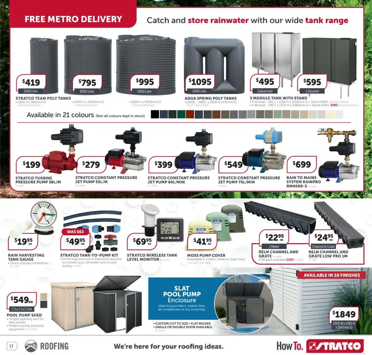 Stratco catalogue - valid from 27.06.2025 | Page: 17 | Products: Grate, Door, Shed, Monitor