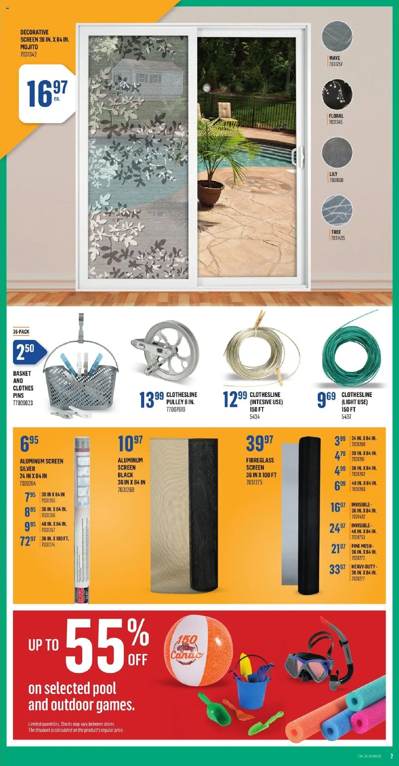 Canac flyer valid from 21.08.2025 | Page: 2 | Products: Basket, Clothes